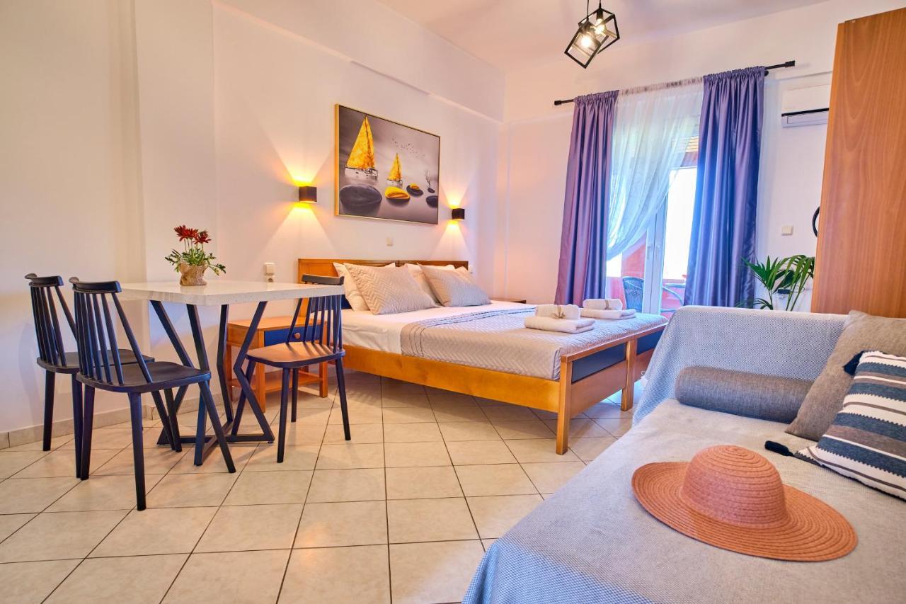 Logas Beach Studios Peroulades  المظهر الخارجي الصورة